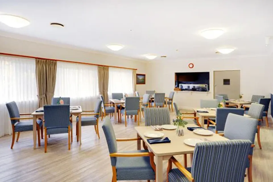 Dining tables and upholstered chairs