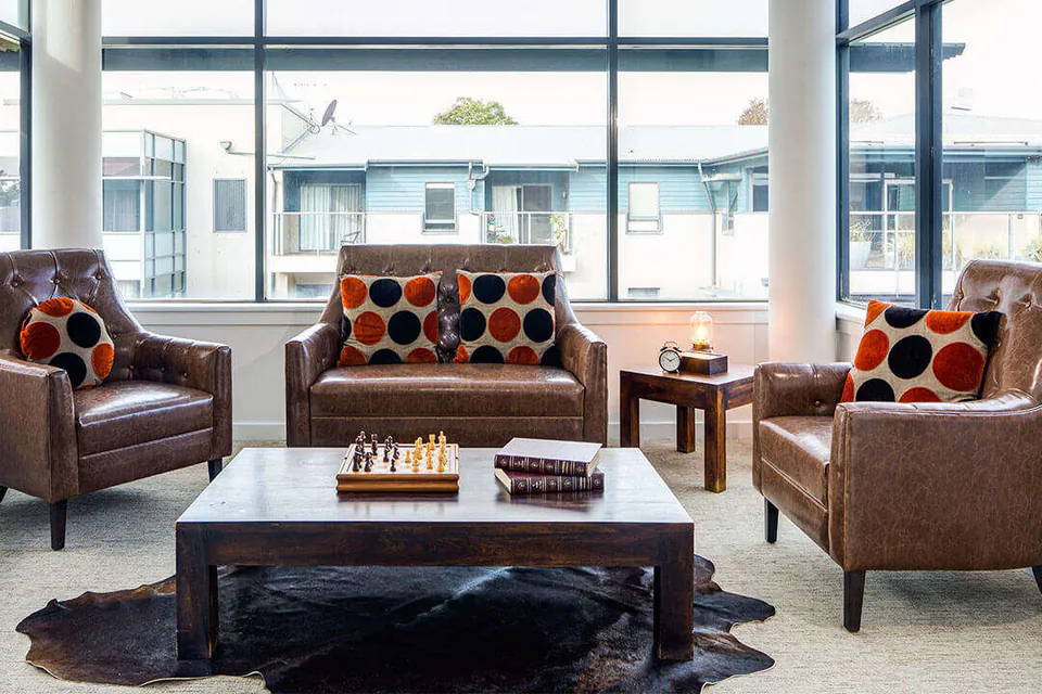 Activity space at the aged care home.