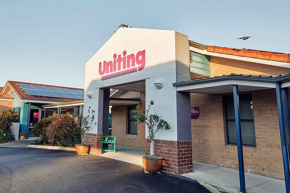 Entrance area at the aged care home.