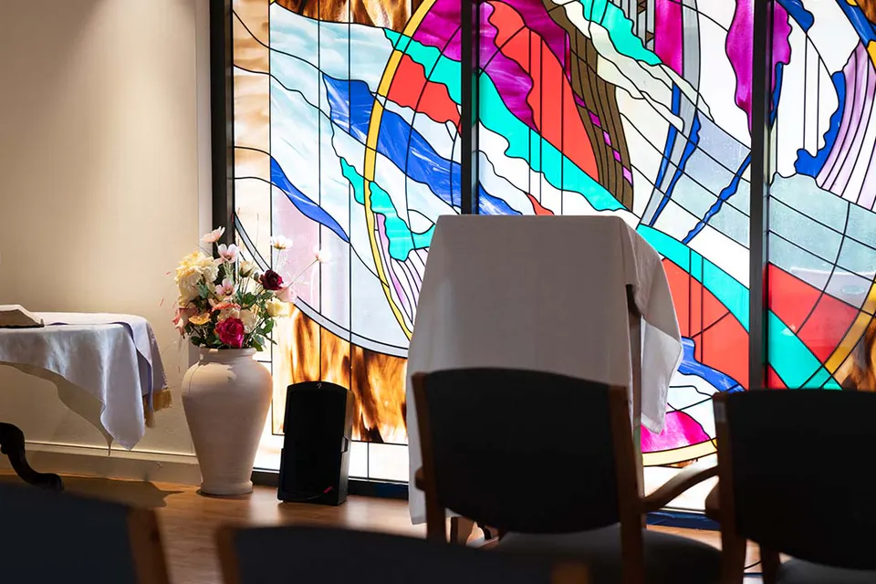 Chapel at the aged care home.